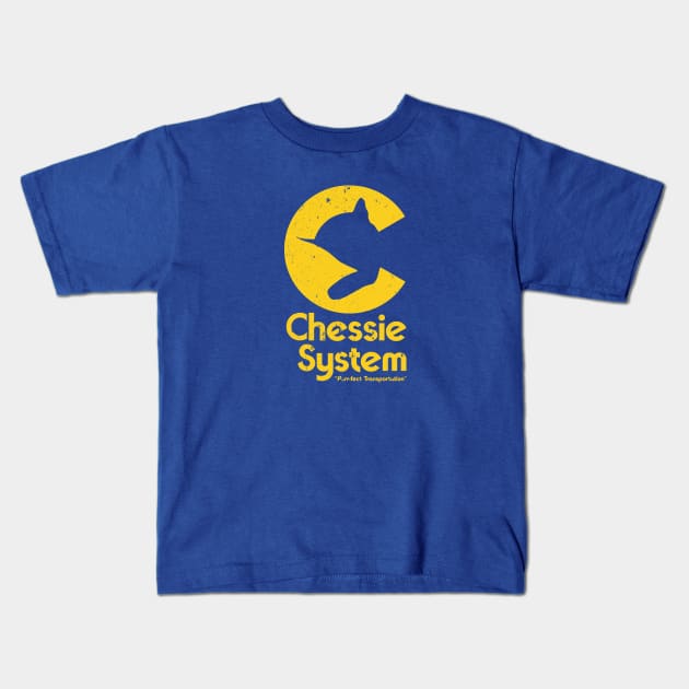 The Chessie System Kids T-Shirt by BUNNY ROBBER GRPC